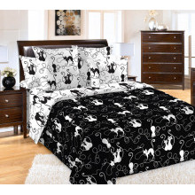 Пододеяльник евро 200х220 см перкаль Котофей (компаньон) арт.0002ПЭ