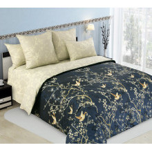 Постельное белье 1,5сп сатин Легкое дыхание (книжка)