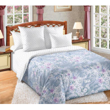 Постельное белье евро сатин (4нав) Очарование лета (книжка)