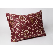 Наволочка стеганая 40х40 перкаль (1шт) Вензель 1 корич