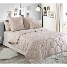 Одеяло евро (200х200 см) перкаль Лен + хлопок облегченное