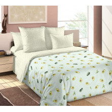 Стеганая наволочка 40х40 см перкаль (1 шт) Авокадо (в цвет покрывала)