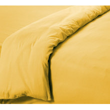 Пододеяльник евро 200х220 трикотаж (140 г/кв.м) Горчица