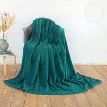 Плед 180х200 флис Роскошь Малахит Плед 180х200 флис Роскошь Малахит