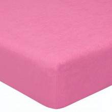 Простыня 200х200 на резинке махровая Брусника