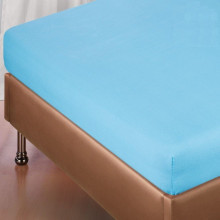 Простыня 180х200 на резинке поплин Лагуна