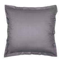 Наволочки 70х70 сатин (2шт) на молнии Графит