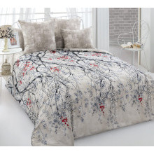 Постельное белье зима-лето семейное перкаль Ханами 6553ПН