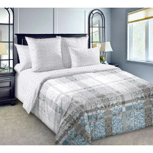 Постельное белье евро сатин (4нав.) Декор (коробка)