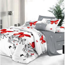 Простынь 160х200 на резинке сатин Престиж Альвина компаньон (борт 25 см)