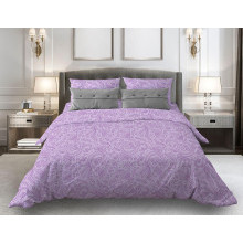 Наволочки 70х70 бязь (2 шт) на клапане Турецкие огурцы сиреневый основа