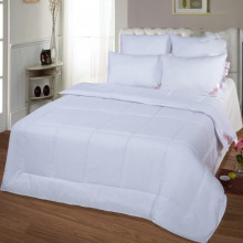 Одеяло 2 спальное (172х205 см) Поликоттон + лебяжий пух всесезонное