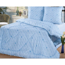 Одеяло евро (200х215 см) Бязь + Термофайбер облегченное