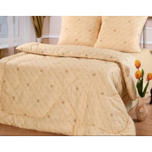 Одеяло евро (200х215 см) Бязь + Овечья шерсть теплое