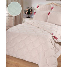 Одеяло 2 спальное (172х205 см) Микроифбра + Верблюжья шерсть облегченное