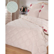 Одеяло евро (200х215 см) Микрофибра + Верблюжья шерсть облегченное