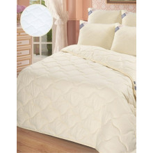 Одеяло евро (200х215 см) Микрофибра + Овечья шерсть всесезонное