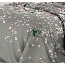 Наволочка 50х70 сатин (1 шт) на молнии Туманное утро основа