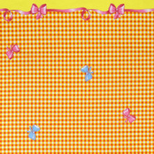 Наволочки 50х70 поплин (2 шт) на молнии Бантики