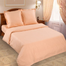 Пододеяльник 205х215 см поплин Персик