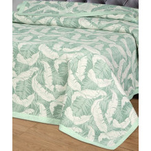 Покрывало 180х235 жаккардовое Злата зеленая