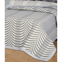 Покрывало 220х235 жаккардовое Кассандра серая