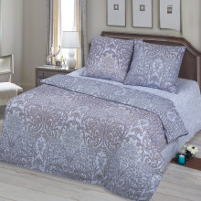 Постельное белье евро на рез. простыня 180х200 бязь Бенефис