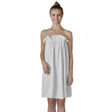 Махровое парэо для бани женское Белый Махровое парэо для бани женское Белый