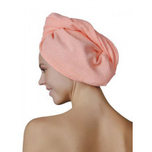 Махровая чалма женская Персиковый Махровая чалма женская Персиковый