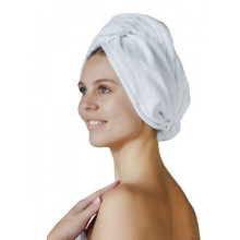 Махровая чалма женская Белая Махровая чалма женская Белая