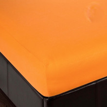 Простынь 60х120 на резинке трикотажная Апельсин