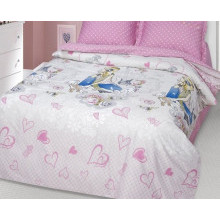 Детское белье 1,5 сп. сатин Розовые мечты