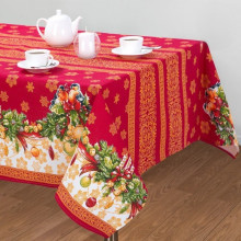 Скатерть 120х145 рогожка Рождество (Арт-Дизайн)