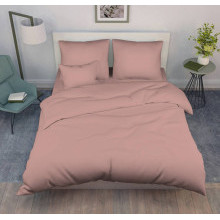 Пододеяльник 180х215 см поплин Розовый перламутр