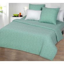 Пододеяльник евро 205х215 см трикотаж Ажур зеленый