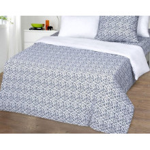 Пододеяльник евро 205х215 см трикотаж Завиток белый