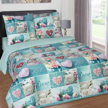 Постельное белье Евро стандарт поплин Признание