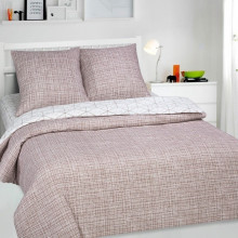 Постельное белье 1,5сп. поплин Кардинал