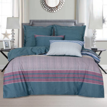 Постельное белье 2 сп/европр. сатин (4нав) Хьюго (коробка)