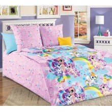 Детское белье 1.5 сп. поплин Звездочка